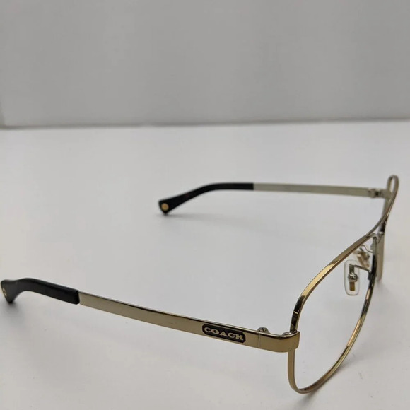 🕶️Frame only! Coach L055 STEFANIE HC7025-9013/T5 Aviator Sunglasses / ALI457🕶️ - Picture 4 of 8